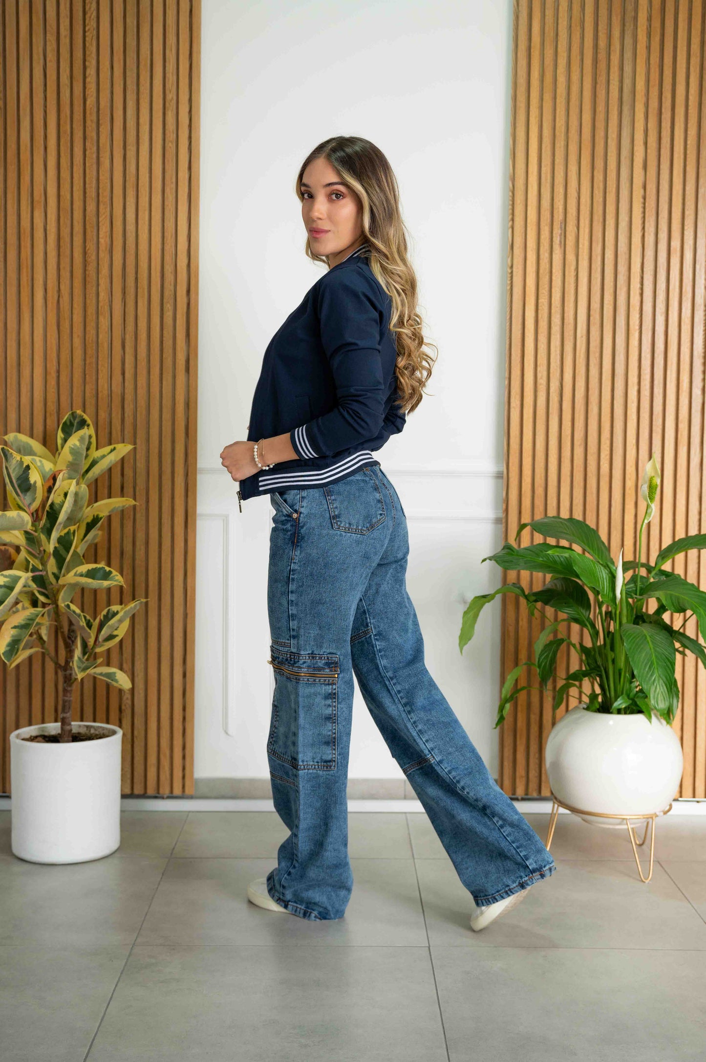 Pantalón de Jean mujer Ref 100 Oscuro