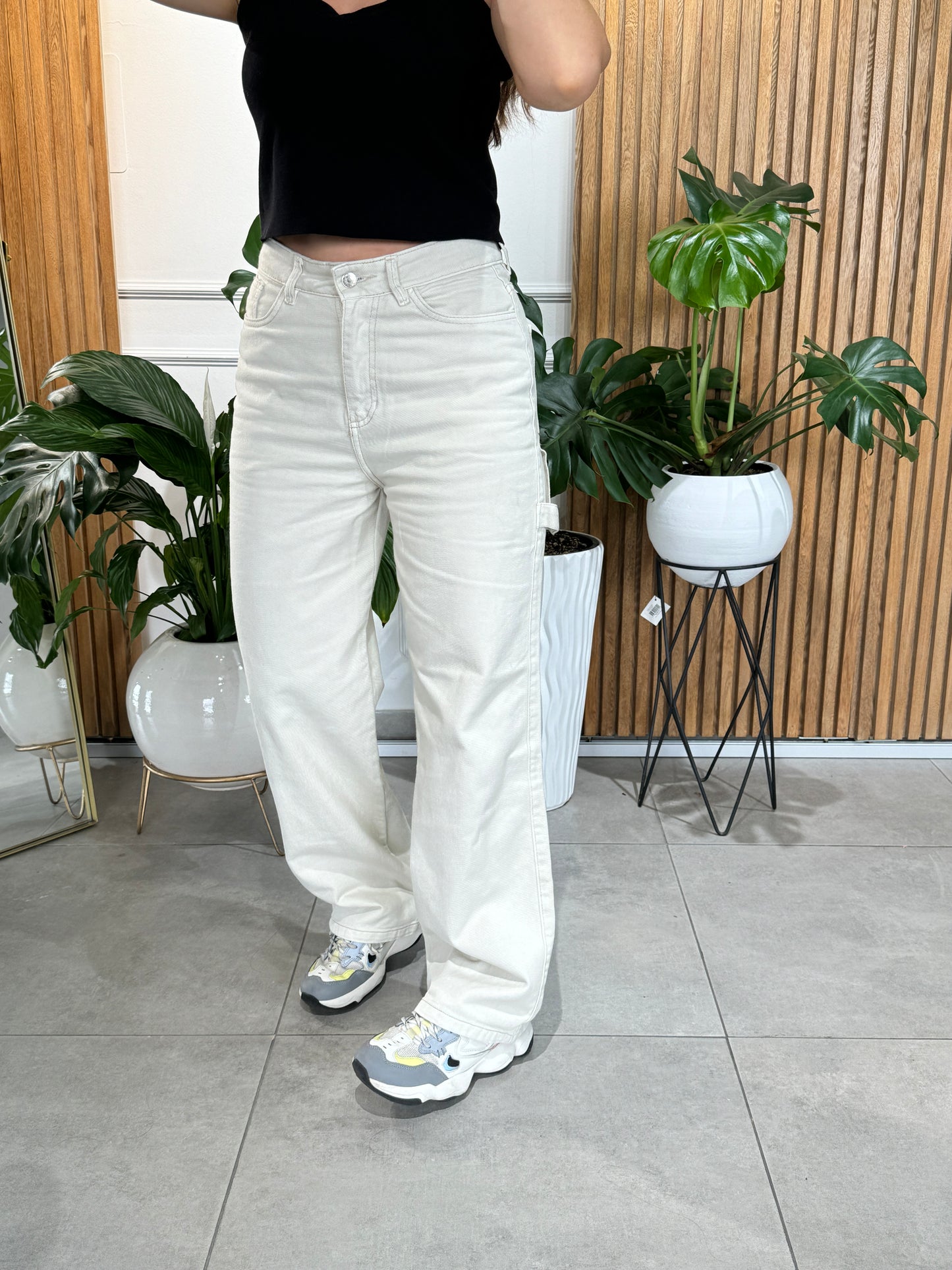 Pantalón de Mujer Casual Blanco RF 08 🤍👖