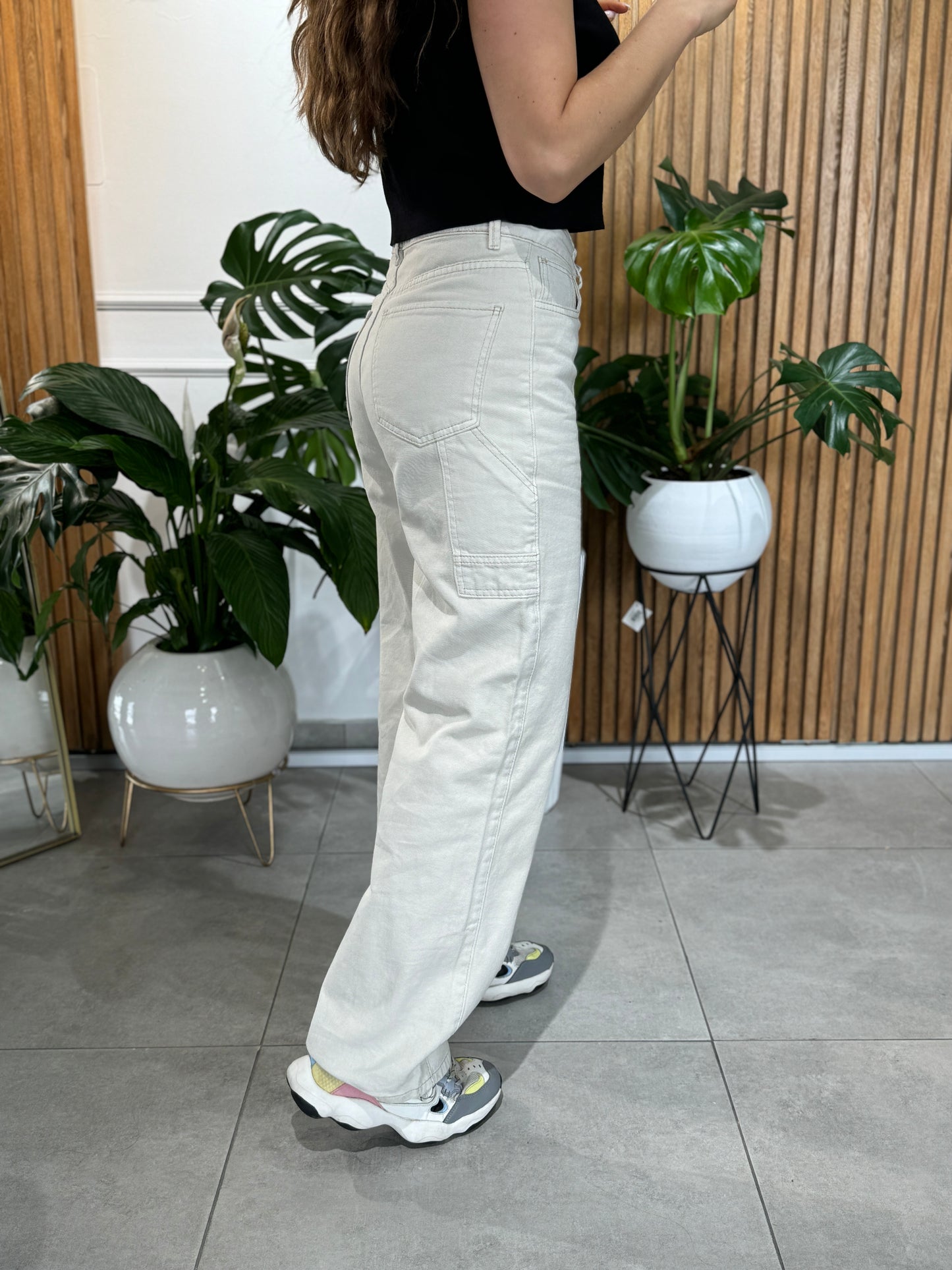 Pantalón de Mujer Casual Blanco RF 08 🤍👖