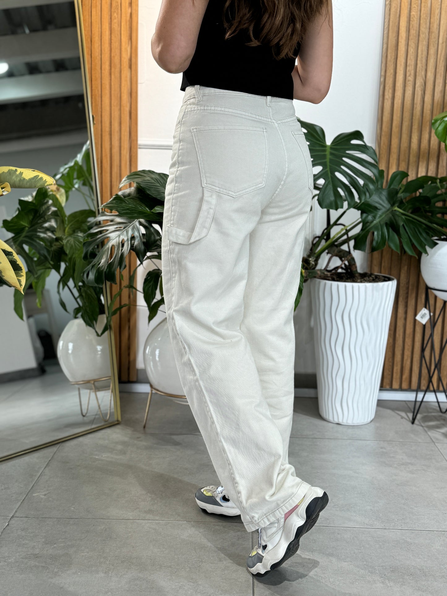 Pantalón de Mujer Casual Blanco RF 08 🤍👖